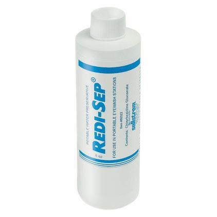 Eyewash, 8 oz. Bacteriostatic Additive. - Latex, Supported